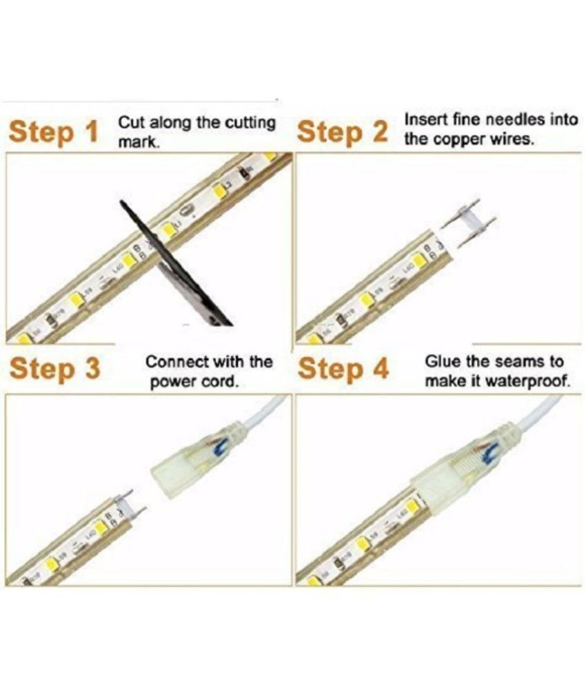 20m Multicolor Charkee Steady Bulb Rice Lights