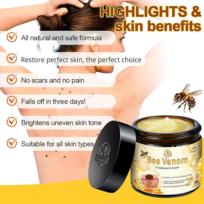 Bee Venom Skin Treatment Cream – Maximum Strength Repair (Pack of 2)