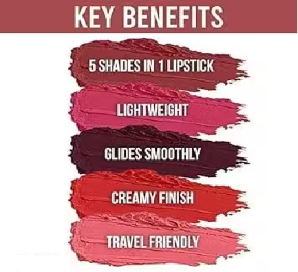 Hipbrat Matte Liquid Lipstick – Red Edition Pack of 1