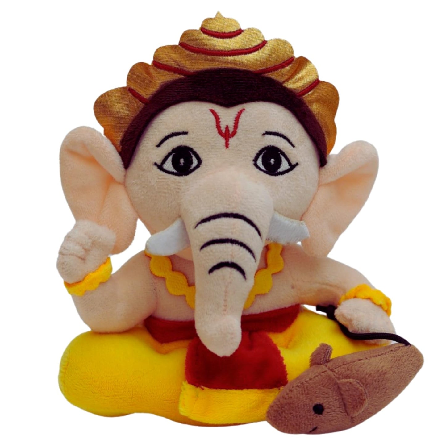 Panda's Box Mantra Chanting Baby Ganesha (Small - 20 CM) | Musical Soft Plush Toy | Best Gift for Infants, Toddlers & Babies
