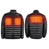 Customized Men Women Windbreaker 7.4v Rechargeable Lithium Battery Heating Electric Winter Clothing Jumper USB Heated Jacket