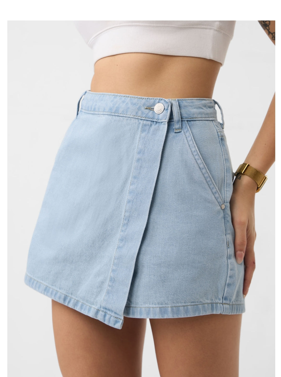 Women Denim Skorts