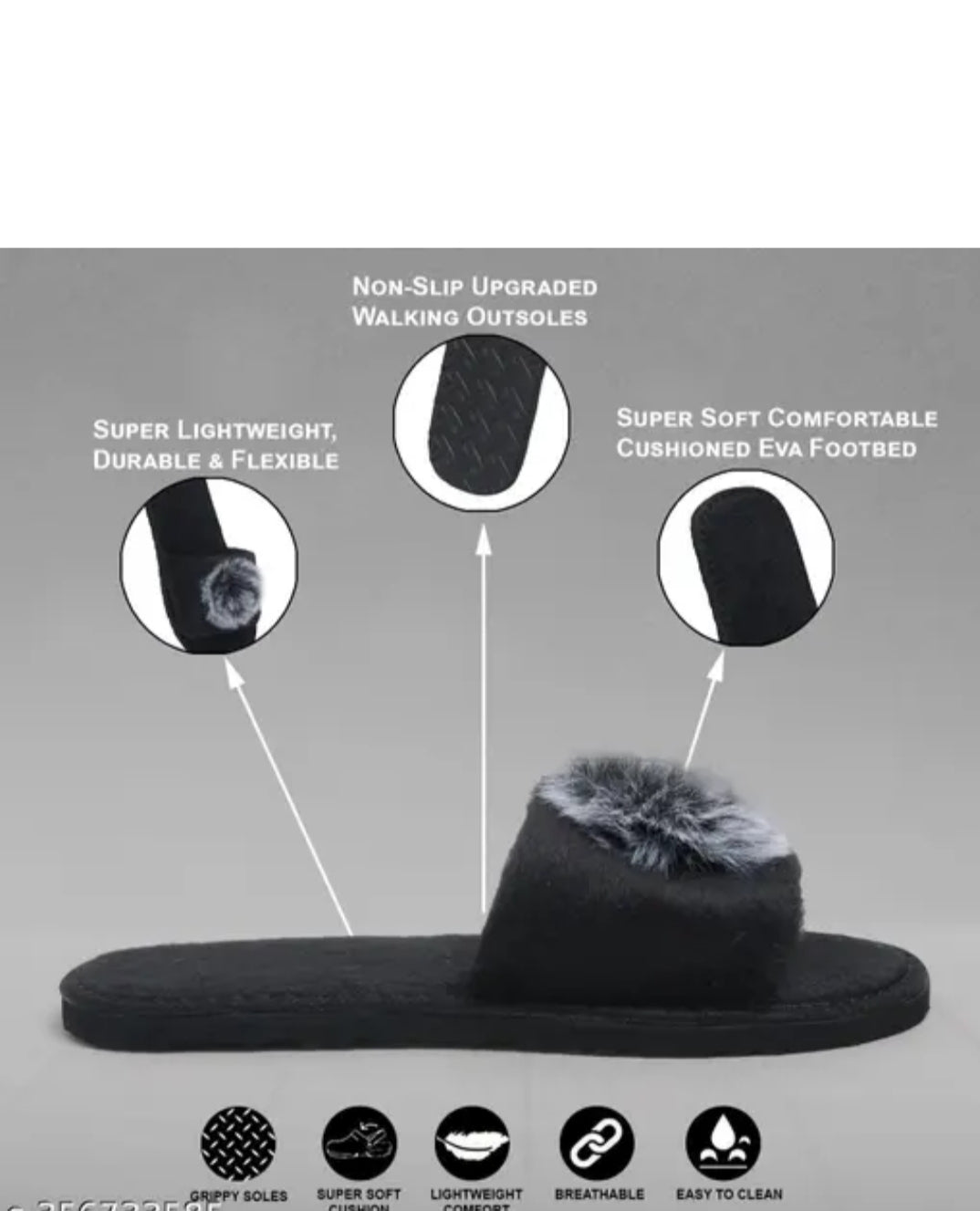 LADI LITE women and girl new letest flip flops extra soft comfortable party wear slipperrs black winter flip flops slippers