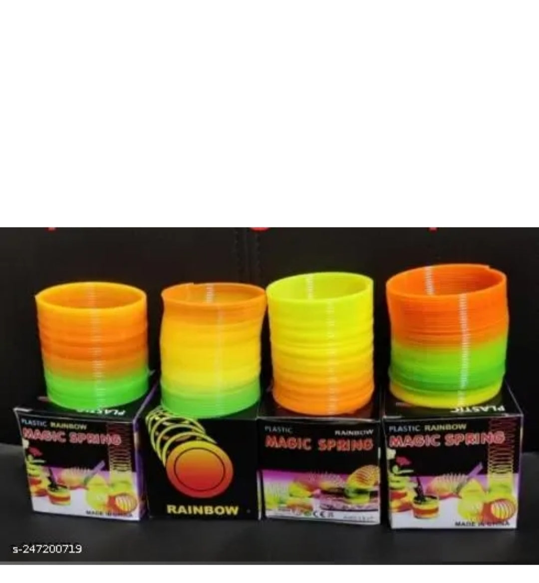 Magic Spring Rainbow Bouncy Expandable Slinky Toys