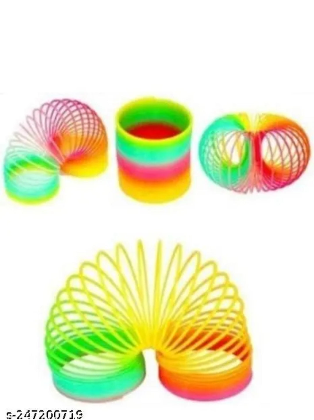 Magic Spring Rainbow Bouncy Expandable Slinky Toys