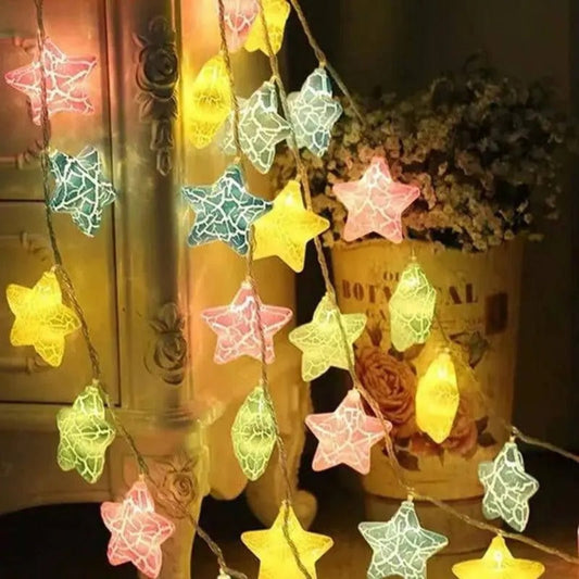 Crack Star Multicolor Decorative String Lights – 3M Set