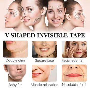 40 Patches V-Shaped Invisible Tapes