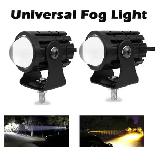 Mini Spot Light 60W Fog Lamp with 4 Lighting Modes – LED Headlight for Motorbike & Car