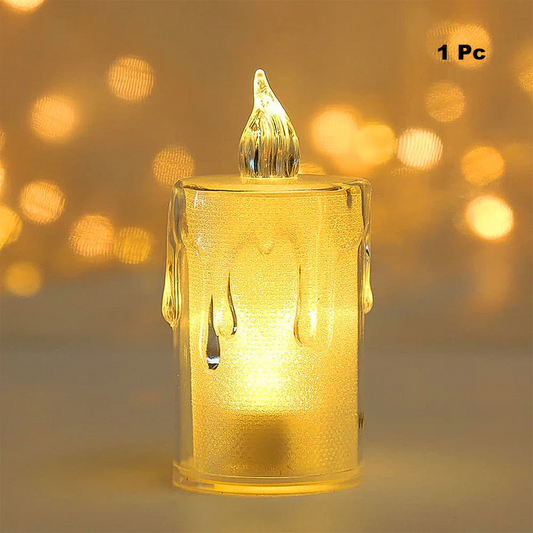 Crystal Glow LED Candles | Elegant Home & Party Decoration Lights