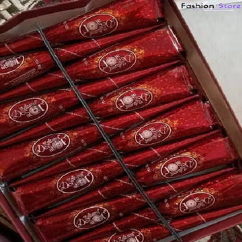 Natural Henna Mehendi Cones – 20gm Each (Pack of 12)