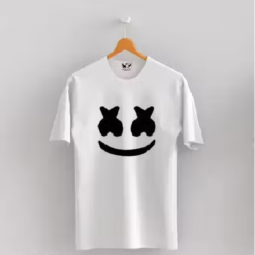 Trendy Polyester Round Neck Printed T-Shirt – Lightweight & Breathable