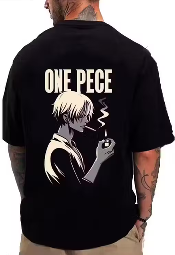 Trendy Black Printed Half-Sleeve T-Shirt for Men – Stylish Cotton Casual Wear