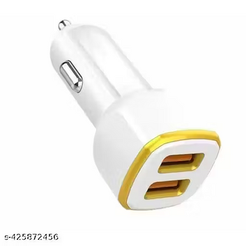 Fast Car Charger 3.5Amp With 3In 1 cable included micro type Type-C and I phone Also Traveler good experience It.