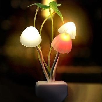 Sensor Darkness Night Lamp Mushroom LED (Auto On/Off)