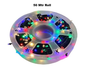 Vibrant 50-Meter All-Weather LED String Lights