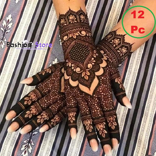 Natural Henna Mehendi Cones – 20gm Each (Pack of 12)