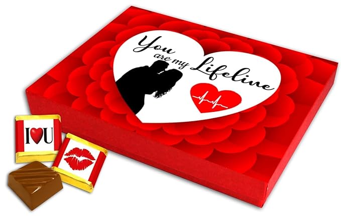 Midiron Romantic Karva Chauth Gifts, Best Karwachauth Gift Combo for Wife/Bhabhi/Womens (Chocolate Box With Greeting Card, Artificial Rose, Quote Printed Cushion Gift For Wife, Special One)