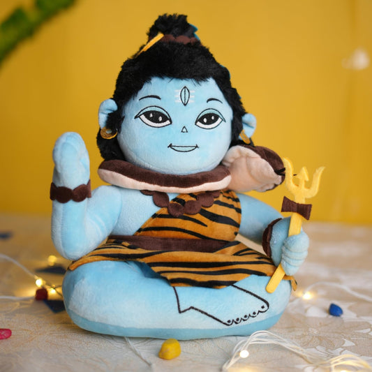 Chanting Baby Shiva (28 CM) | Musical Soft Plush Toy | Best Gift for Infants, Toddlers & Babies