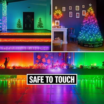 Gesto Multicolor Led Serial String Lights – 8 Modes Changing Controller, Waterproof Fairy Lights for Home, Christmas, Deepawali & Diwali Decoration Lights for Balcony Outdoor – (25 Meter | Pack of 1)