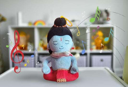 Chanting Baby Shiva (28 CM) | Musical Soft Plush Toy | Best Gift for Infants, Toddlers & Babies