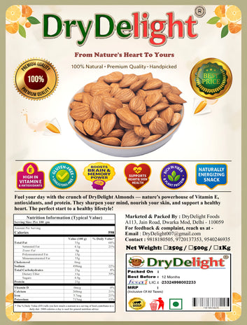 Organic Badam (Almonds) – The Gold Standard of Health & Taste