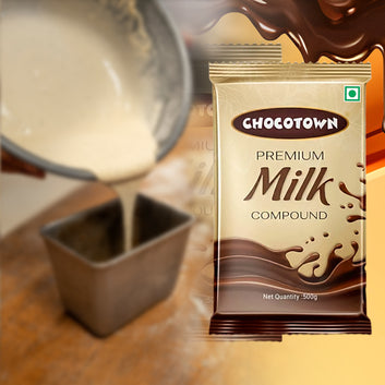 Choco town Premium Milk Compound Slab (500 Gm)