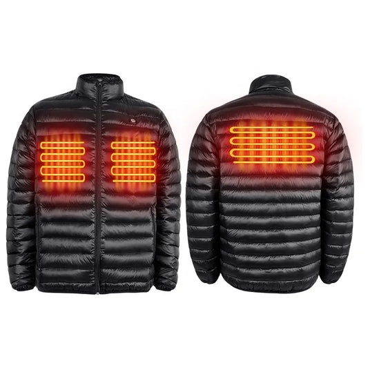 Customized Men Women Windbreaker 7.4v Rechargeable Lithium Battery Heating Electric Winter Clothing Jumper USB Heated Jacket