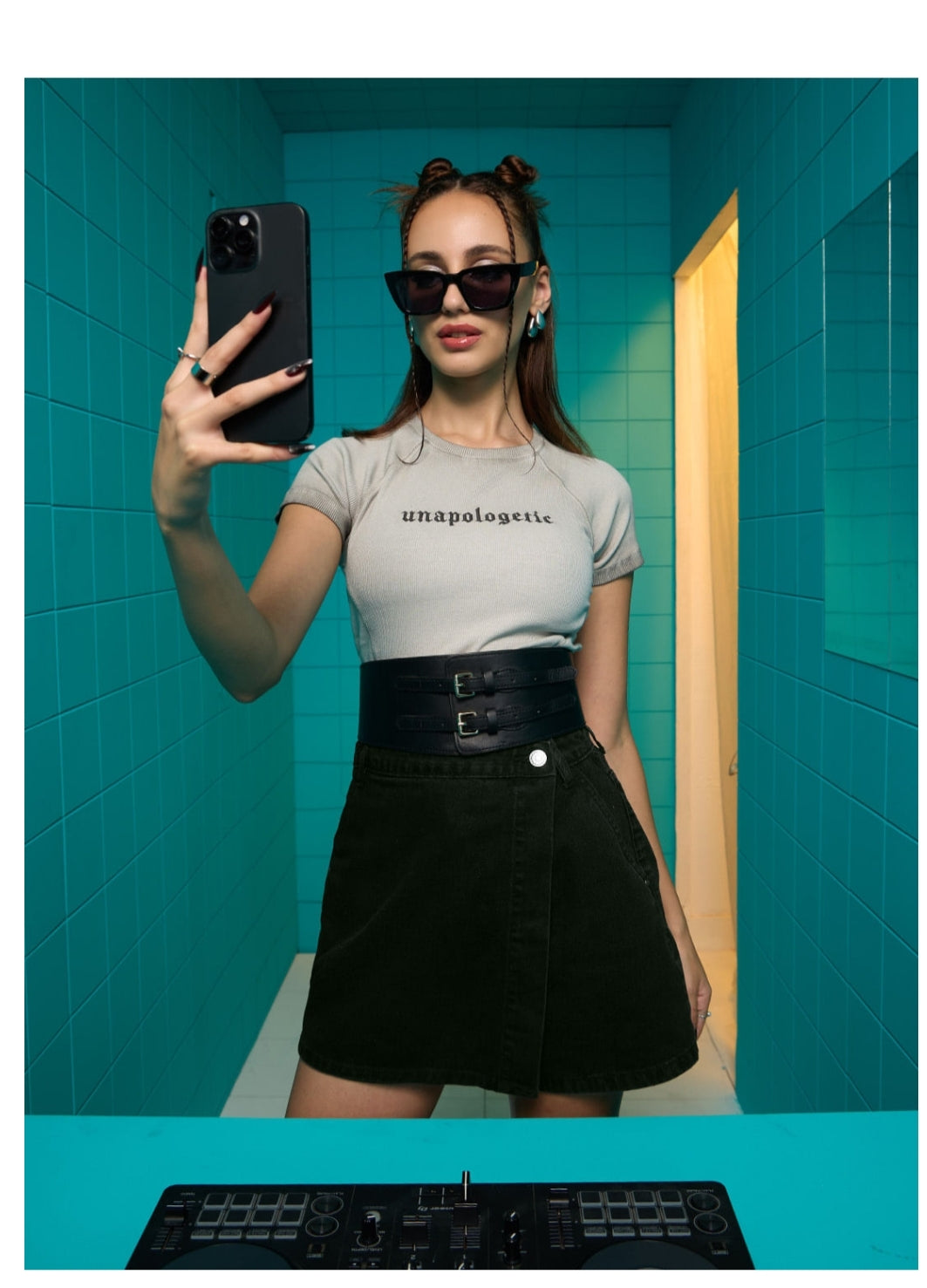 Women Denim Skorts