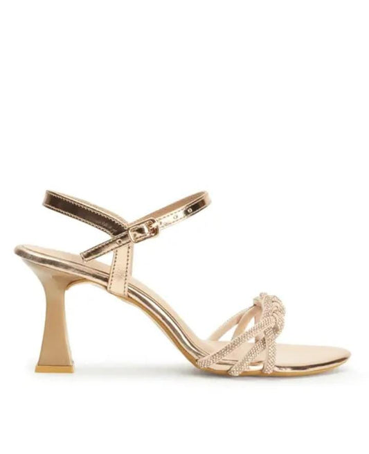 Retro Walk Rhinstone Fashionable Pencil Heels For Girls and Women