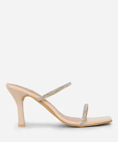Retro Walk Women Cream Partywear Heels