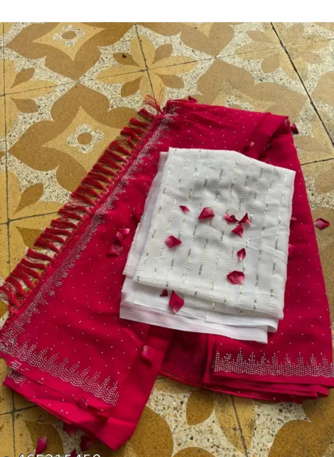 Georgette saree D_S_LAVENDER