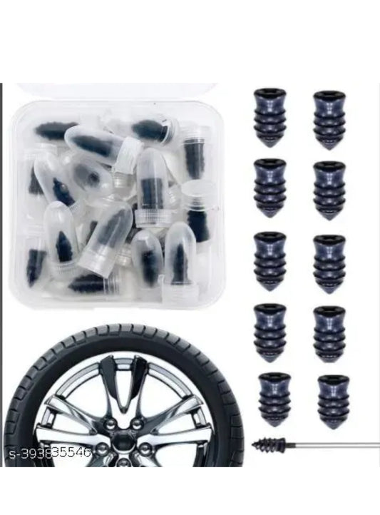 10 Pcs Puncher Screw Vacuum Car Tyre Repair Nail Outdoor, just at any instant repair puncture of tyre effortlessly