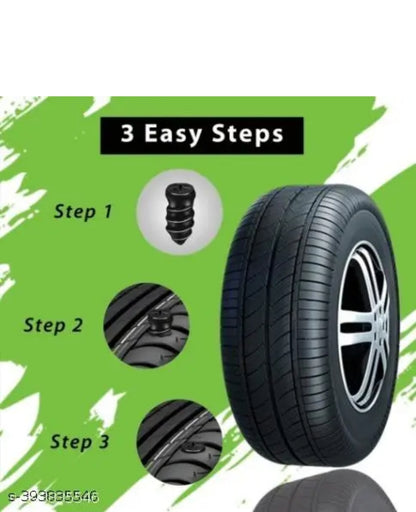 10 Pcs Puncher Screw Vacuum Car Tyre Repair Nail Outdoor, just at any instant repair puncture of tyre effortlessly
