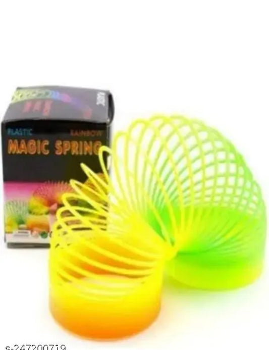Magic Spring Rainbow Bouncy Expandable Slinky Toys
