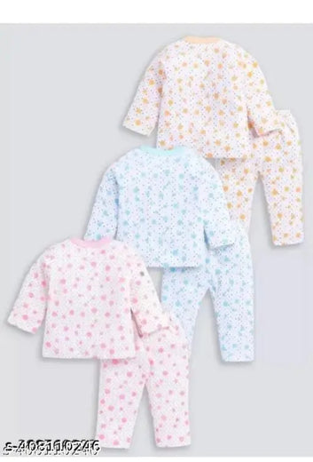 Baby Boys and Girls Soft and 100% Best Quality Casual Top Pajama/Pajami Combo of 3