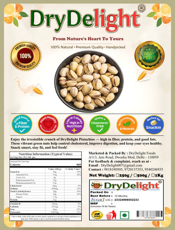 Organic Pista (In shell) – The Nut of Luxury & Good Health