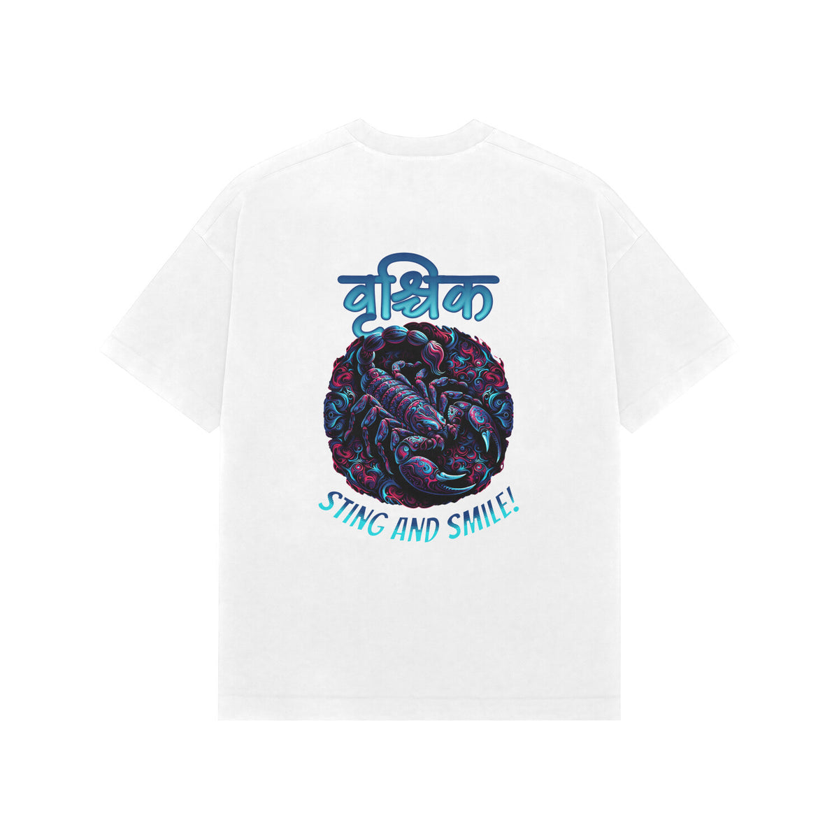 Zodiac Sign Tshirts (Pack Of 3), Unisex t-shirt pattern with a loose and boxy fit