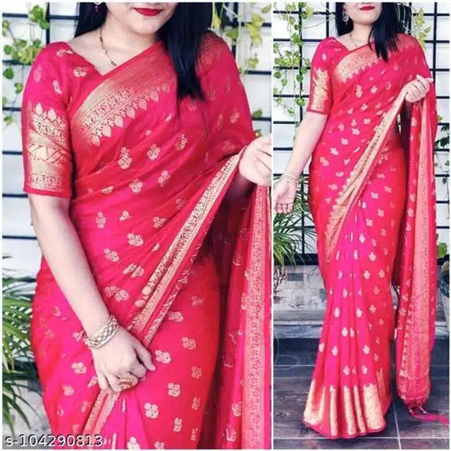Banarsi Silk Saree For Women (6.3m)