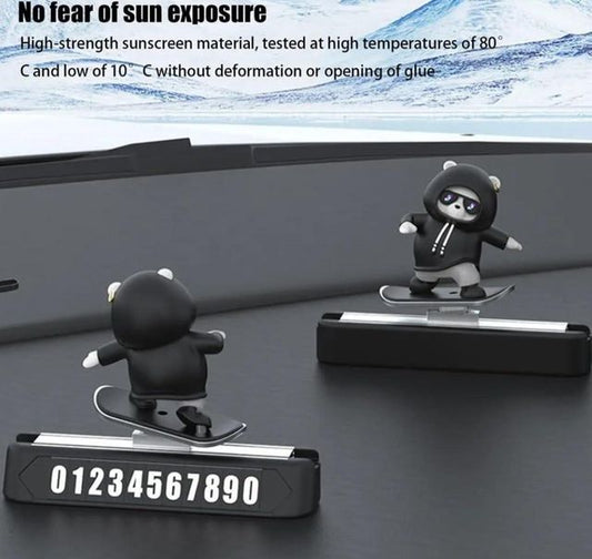 Car Dashboard Snowboard Decorative Showpiece