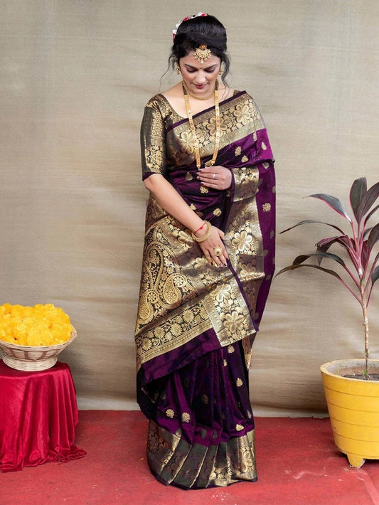 Banarasi Silk Woven Design Saree for Women