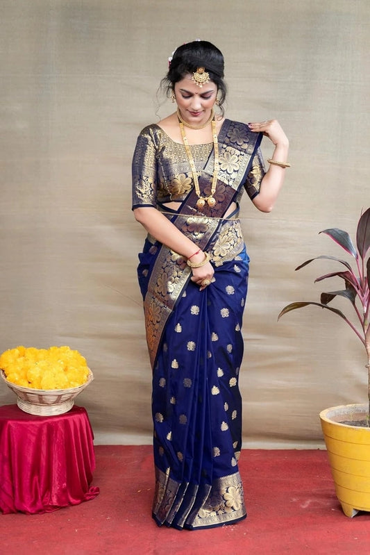 Banarasi Silk Woven Design Saree for Women
