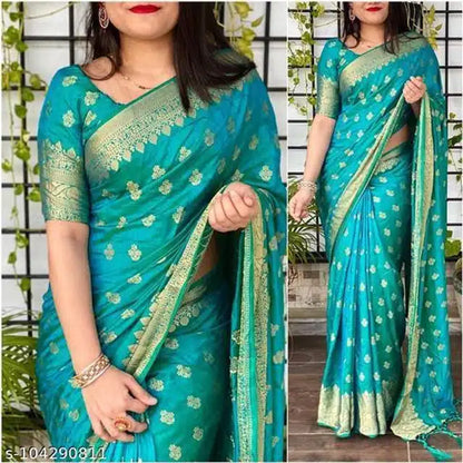 Banarsi Silk Saree For Women (6.3m)