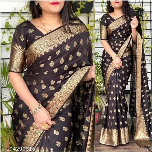 Banarsi Silk Saree For Women (6.3m)