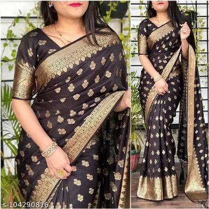 Banarsi Silk Saree For Women (6.3m)