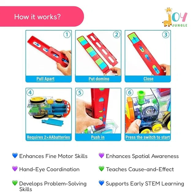 Train Toy Domino Set for Kids – Fun, Safe & Interactive