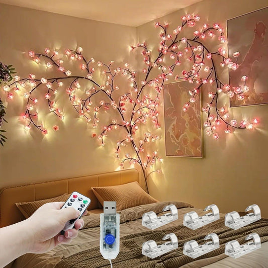 Cherry Blossom Flower Tree Branch LED Light for Home Décor