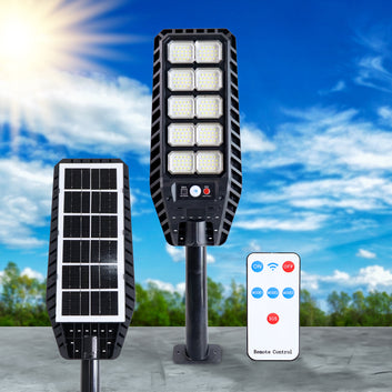 High-powered Solar Led Street Light With Motion Sensor | Remote Control