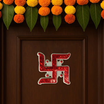 Traditional Decorative Swastik Sticker - (Set)