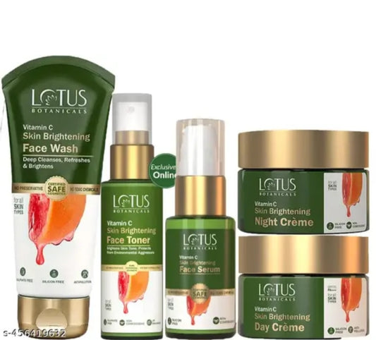 Botanicals Vitamin-C Day Cream_50g + Night Cream_50g + Face Wash_100g + Face Serum_30ml + Face Toner_50ml ( Set Of 5 )
Name: Botanicals Vitamin-C Day Cream_50g + Night Cream_50g + Face Wash_100g + Face Serum_30ml + Face Toner_50ml ( Set Of 5 )