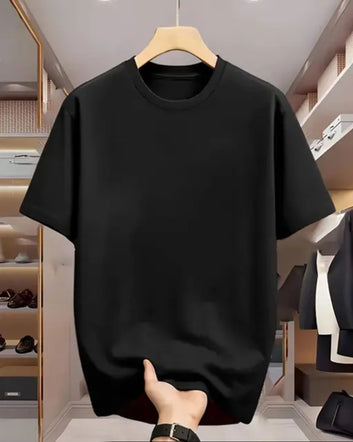 Men Cotton Blend Regular Tshirt